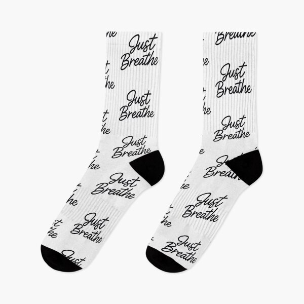 Item preview, Just Breathe - Trendy Handwritten Font Design for Apparel designed and sold by Mint & Mistletoe.