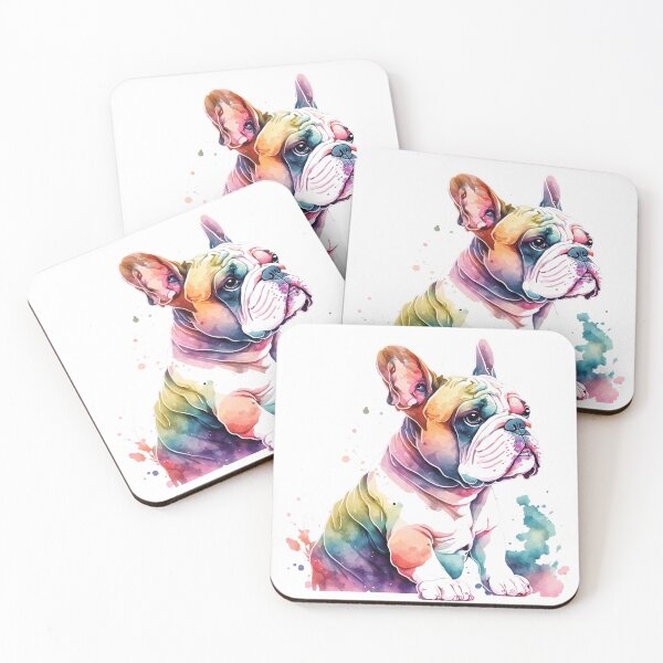 Item preview, Color Splash Bulldog designed and sold by Lili-Raes' Shoppe.