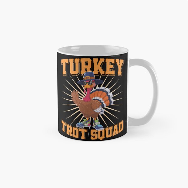 Artikelvorschau, Cool Turkey Trot Squad Lustiges Thanksgiving-Laufdesign entworfen und verkauft von Maniutek.