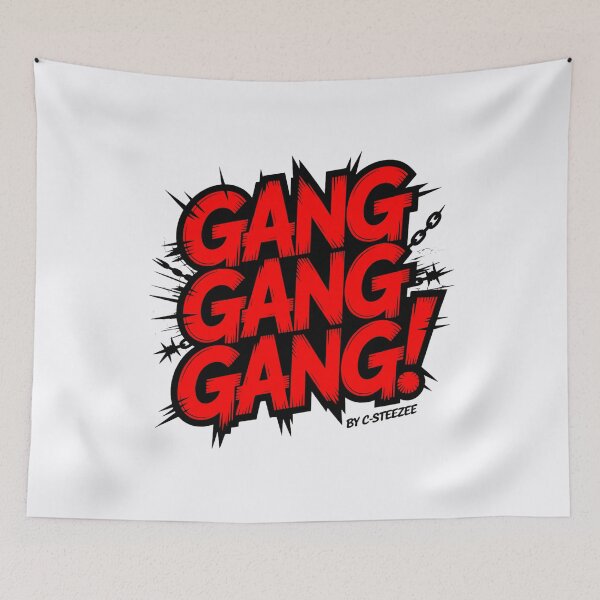 Item preview, Red Steezee Gang Gang Gang! designed and sold by SteezeeStore.