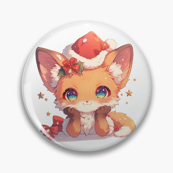 Item preview, Little Christmas fox designed and sold by Lenycherry_art.
