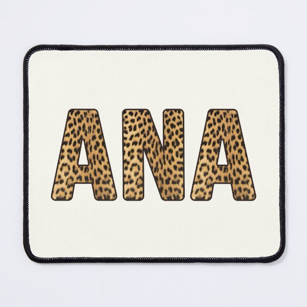 Item preview, Ana Name Leopard Print designed and sold by Jeallan Designs.
