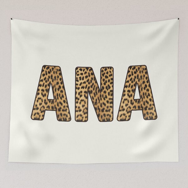 Item preview, Ana Name Leopard Print designed and sold by Jeallan Designs.