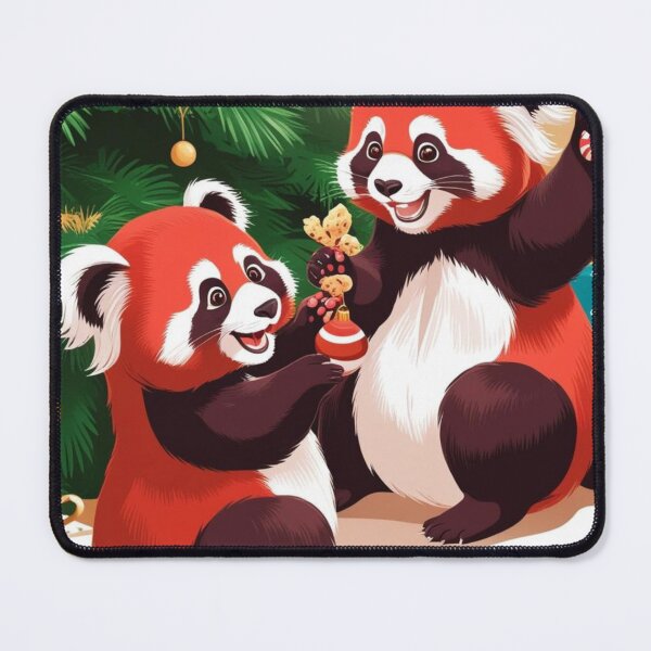 Item preview, Joyful Red Pandas Celebrating the Holidays" designed and sold by ShopTwentyFour.
