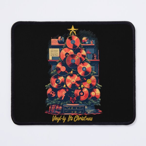 Item preview, Vinyl-ly It's Christmas - Retro Vinyl Record Christmas Tree Funny designed and sold by TeeTimeTreasure.