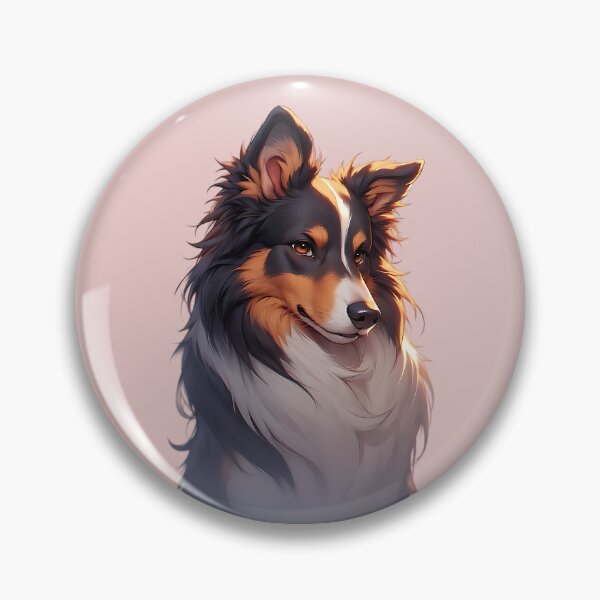 Item preview, Majestic Collie in Warm Light designed and sold by Dog Art Studio.