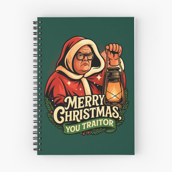 Item preview, Merry Christmas, You Traitor – Alan Carr Celebrity Traitors Christmas Art designed and sold by GirlyPopped.