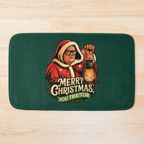 Item preview, Merry Christmas, You Traitor – Alan Carr Celebrity Traitors Christmas Art designed and sold by GirlyPopped.