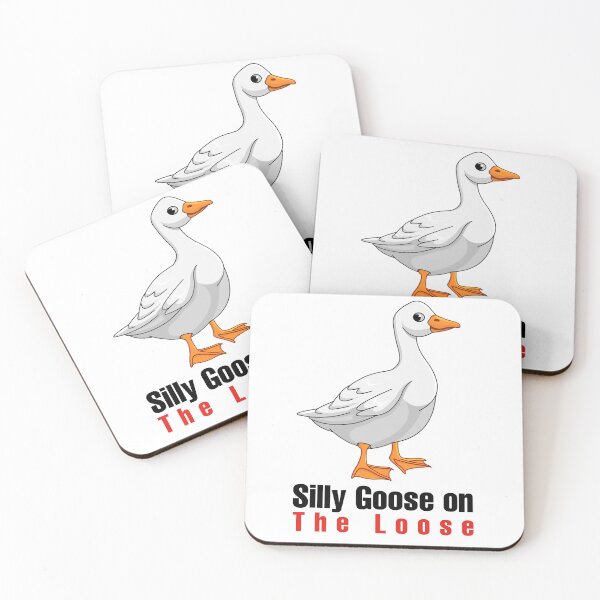 Item preview, The Loose Goose - Funny Cartoon Goose Design for Animal Lovers designed and sold by Mahmoud Salah.