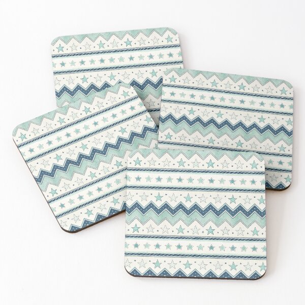 Item preview, Folk Zigzag Stars designed and sold by Shuga-Design.
