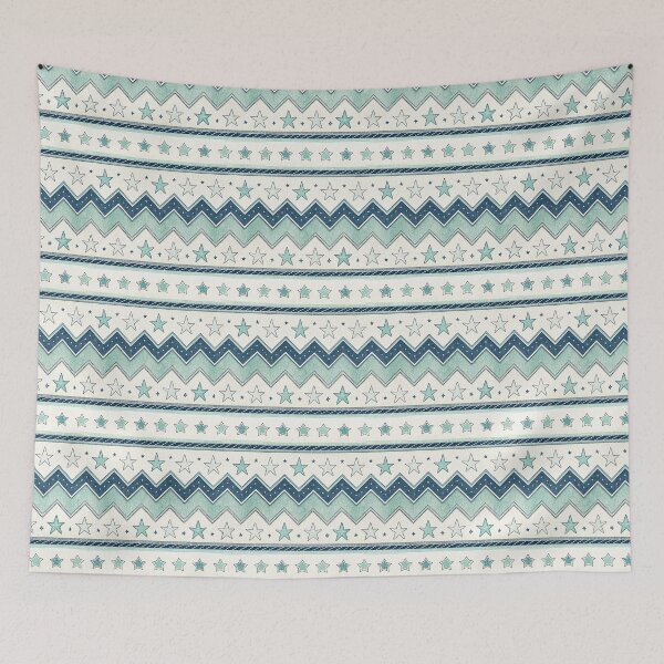 Item preview, Folk Zigzag Stars designed and sold by Shuga-Design.