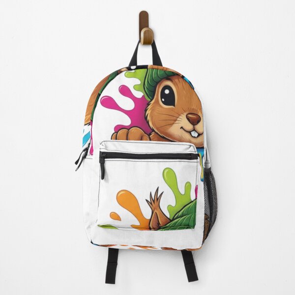 Item preview, Cute Beanie Squirrel | Color Splash Cartoon Animal Art designed and sold by YYoYY.