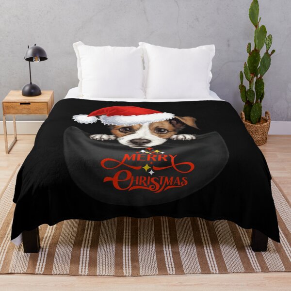 Item preview, Jack Russell Terrier in Pocket – Cute Christmas Dog with Santa Hat | Holiday Pet Design designed and sold by LovelyHappyGift.