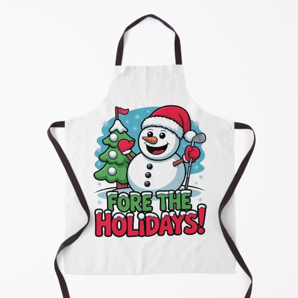 Item preview, Fore the Holidays Funny Golf Snowma designed and sold by MonkiFlipp.