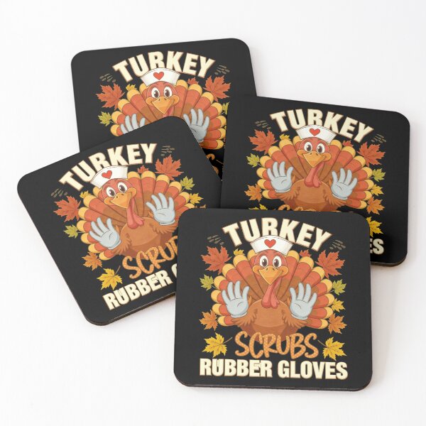 Item preview, Turkey Nurse — Scrubs Rubber Gloves designed and sold by pkk72.