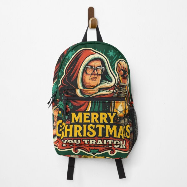 Item preview, Merry Christmas, You Traitor – Alan Carr Celebrity Traitors Christmas Art designed and sold by GirlyPopped.