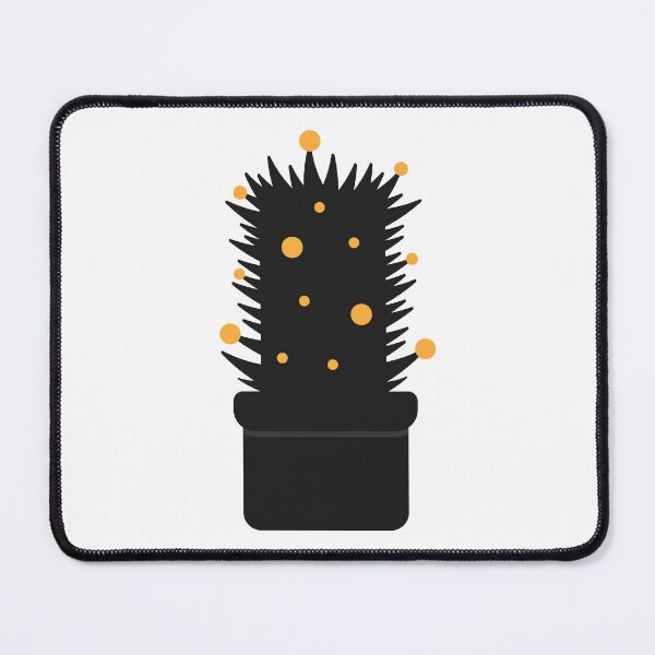Item preview, Modern cactus silhouette with golden dots designed and sold by rymarenko.