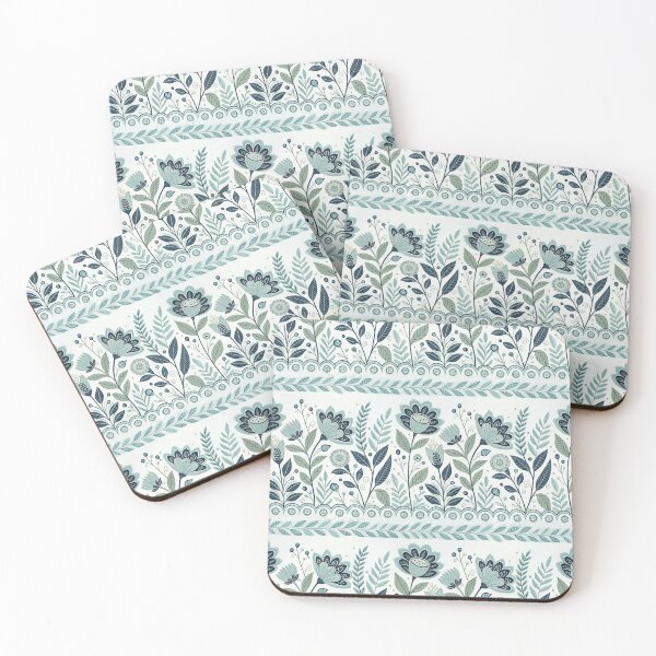 Item preview, Folk Flower Line designed and sold by Shuga-Design.