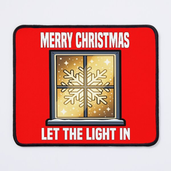 Item preview, MERRY CHRISTMAS - LET THE LIGHT IN designed and sold by KEF Custom.