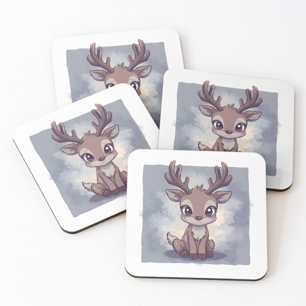 Item preview, Cute But Sad Reindeer designed and sold by CANDO ART STORE.