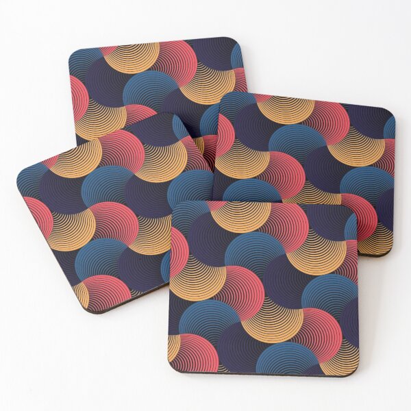 Item preview, Art Waves Pattern | Retro Geometric Colorful Art designed and sold by DESIGN DIMENSION .