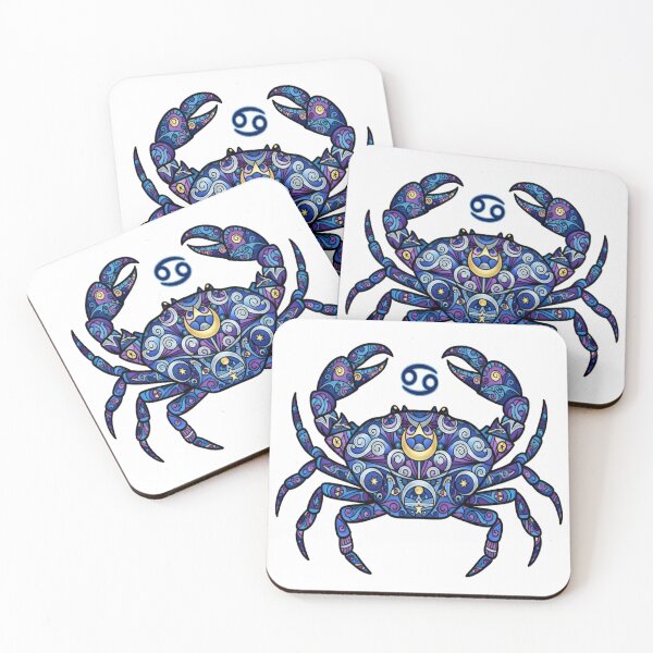 Item preview, Cancer Zodiac Sign – Celestial Crab Astrology Art designed and sold by OsscaShop.