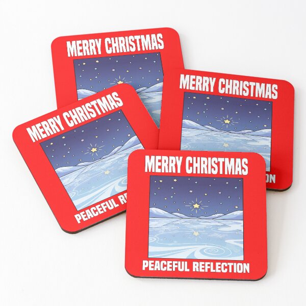 Item preview, MERRY CHRISTMAS - PEACEFUL REFLECTION designed and sold by KEF Custom.