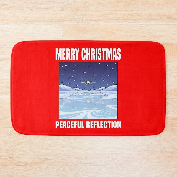 Item preview, MERRY CHRISTMAS - PEACEFUL REFLECTION designed and sold by KEF Custom.