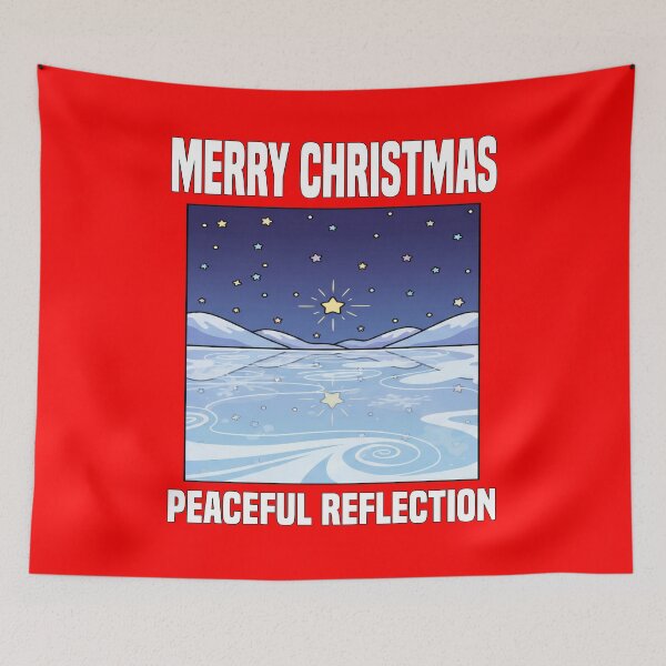 Item preview, MERRY CHRISTMAS - PEACEFUL REFLECTION designed and sold by KEF Custom.