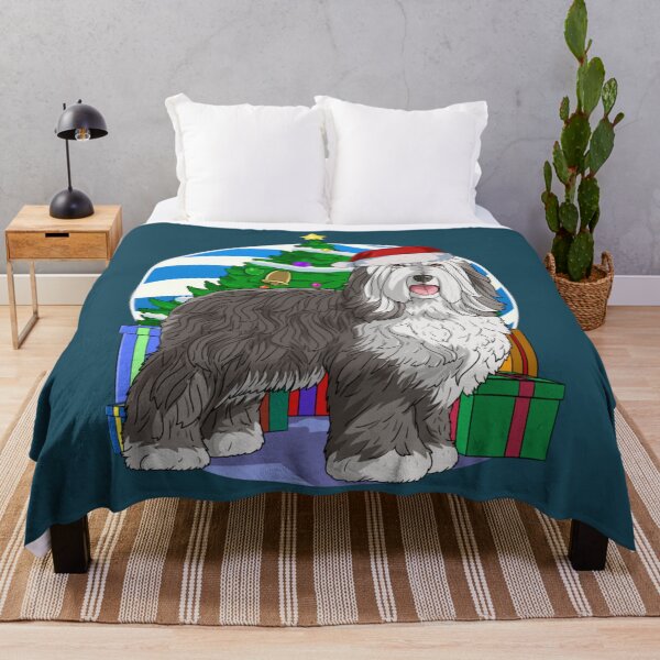 Item preview, Bearded Collie Dog Santa Christmas Tree Ornament Decor Sticker designed and sold by shopdangthiet.
