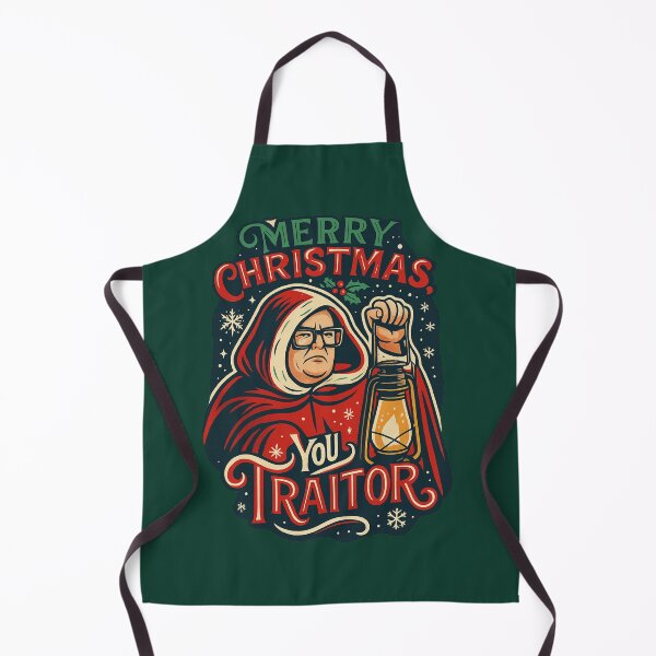 Item preview, Merry Christmas, You Traitor – Alan Carr Celebrity Traitors Christmas Art designed and sold by GirlyPopped.