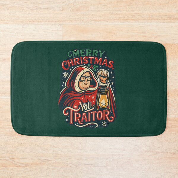 Item preview, Merry Christmas, You Traitor – Alan Carr Celebrity Traitors Christmas Art designed and sold by GirlyPopped.