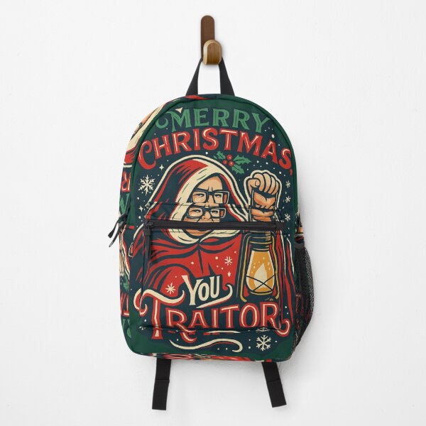 Item preview, Merry Christmas, You Traitor – Alan Carr Celebrity Traitors Christmas Art designed and sold by GirlyPopped.