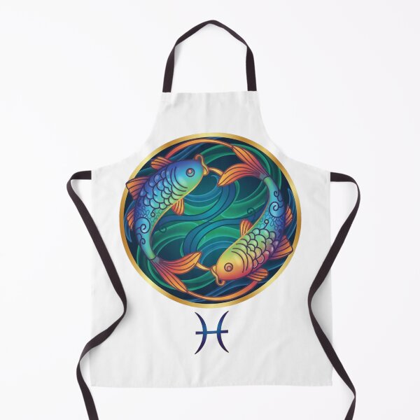 Item preview, Pisces Zodiac Sign – Vibrant Dual Fish Astrology Art designed and sold by OsscaShop.