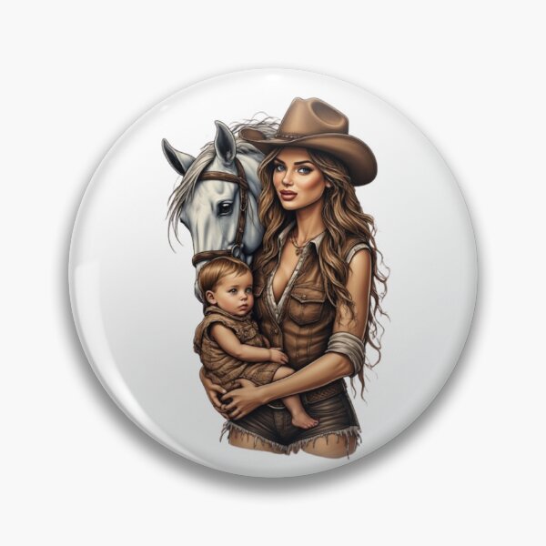 Item preview, Mother and Child Cowgirl designed and sold by CHRIST5000.