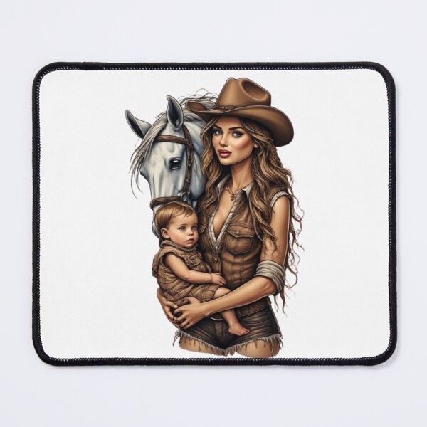 Item preview, Mother and Child Cowgirl designed and sold by CHRIST5000.