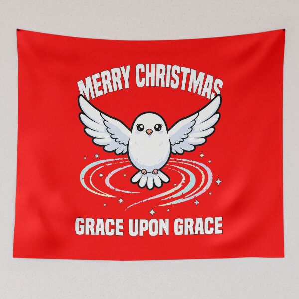 Item preview, MERRY CHRISTMAS - GRACE UPON GRACE designed and sold by KEF Custom.