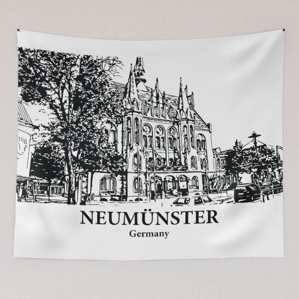 Item preview, Neumuenster - Germany designed and sold by Lakeric Cityscapes.