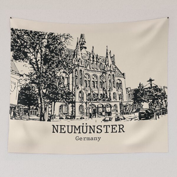 Item preview, Neumuenster - Germany designed and sold by Lakeric Cityscapes.