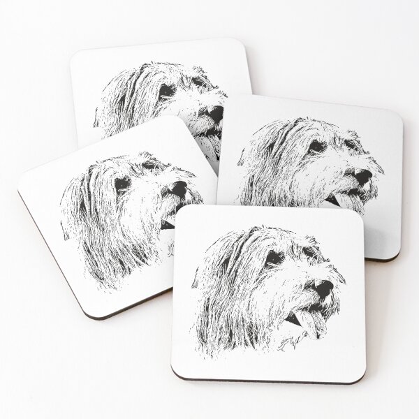 Item preview, Bearded Collie gift for Collie Owners Sticker designed and sold by shopdangthiet.