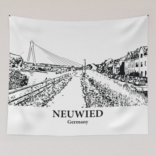 Item preview, Neuwied - Germany designed and sold by Lakeric Cityscapes.