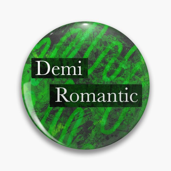 Item preview, Demi-Romantic Green designed and sold by Queer Media Archive.