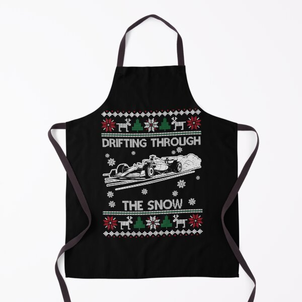 Item preview, Ugly F1 Christmas Racing Drifting Through the Snow - Racing Fan designed and sold by 365CarMods Official.
