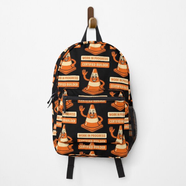 Item preview, Certified Builder Funny Construction Cone Design designed and sold by TeeTimeTreasure.
