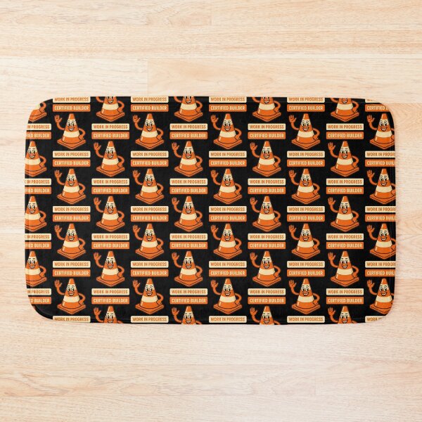 Item preview, Certified Builder Funny Construction Cone Design designed and sold by TeeTimeTreasure.
