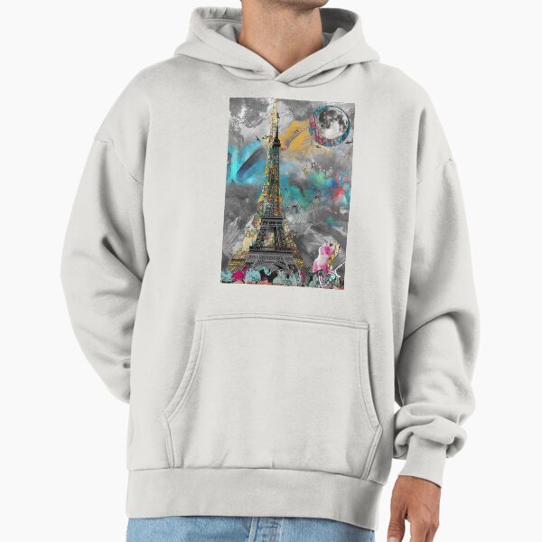 Colorful Paris Premium Oversized Hoodie