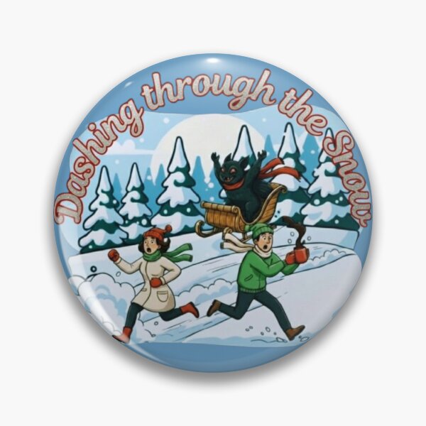 Item preview, Dashing Through the Snow - Festive Mothman Adventure designed and sold by Blaze & Trail Creative.