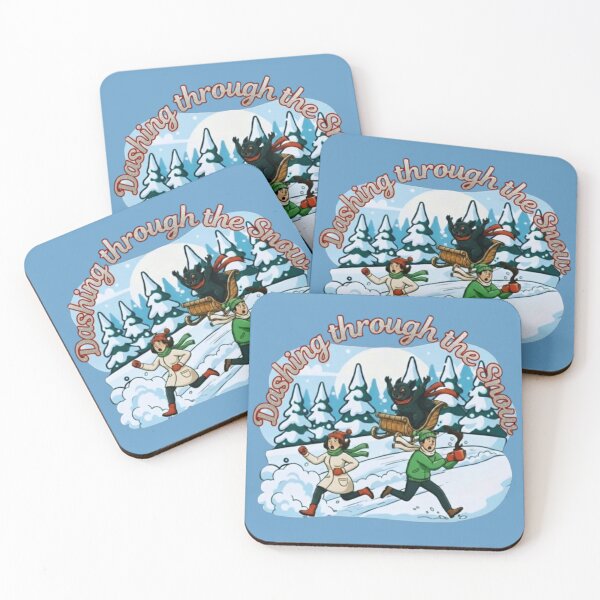 Item preview, Dashing Through the Snow - Festive Mothman Adventure designed and sold by Blaze & Trail Creative.
