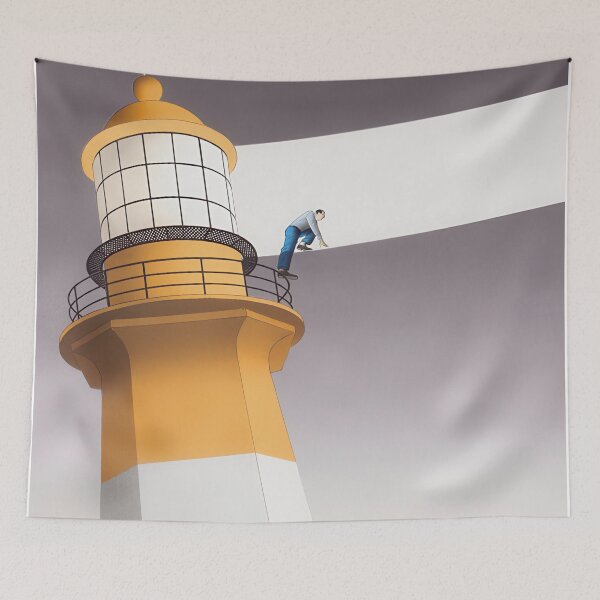 Item preview, Guy Billout Masterpiece – Original High-Quality Surreal Art Design designed and sold by Dahmadlo.