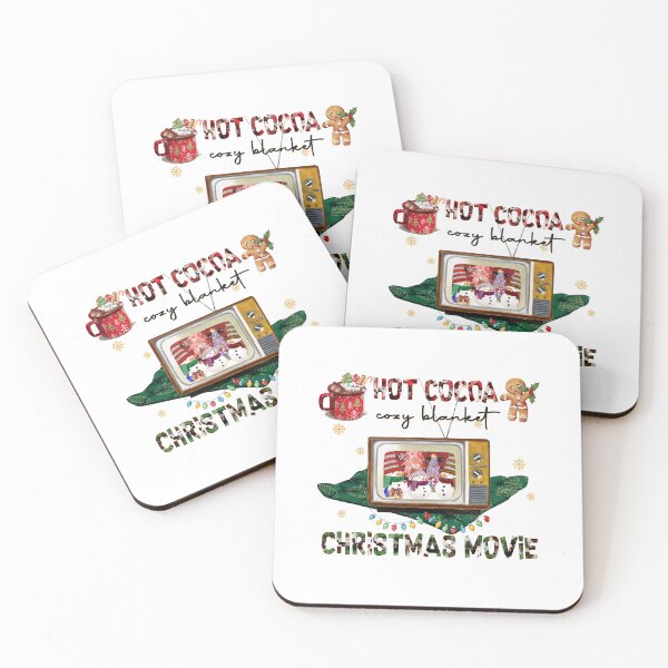 Item preview, Hot-Cocoa-Cozy-Blanket-Christmas-Movie,  positive slogan, Christmas quote, Happy new year, new beginning, lets forget the past, lets look to the future designed and sold by chipmuckdesignn.